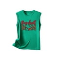 thumbnail image 3 of Nrmvnmi Baseball O-Neck Tank Women Print Baseball Tanks Cute Workout Graphic Casual Summer Sleeveless Vest Top Mothers Day Gifts, 3 of 4