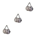 thumbnail image 1 of Guardoinrt Sacs de Rangement Pliables Peu Encombrants Articles Organisés en Déplacement Sac de Courses pour Voyage Sac de Plage en Polyester Sac à Main Réutilisable Chiot Brun 3Ensemble, 1 of 6