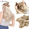 thumbnail image 2 of 20 Inch Long Synthetic Hair Extensions, Weft 10 in. With 5 Clips, 2 of 61