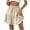 B-Beige, variant on Wyobmus Women's High Waist Ruffle Mini Skirt Built In Shorts Summer Short Swing Aline Tiered Skort Polka Dots Flowy Boho Skirt With Pockets A-Olive Green