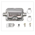 thumbnail image 3 of QualitChoice Car Exhaust Pipe Universal Automobile Hose Replacing Part Vehicle Repairing Modification Muffler Accessory 200CM, 3 of 6