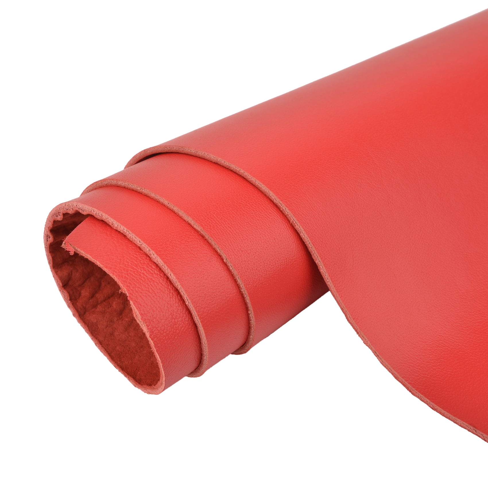 NEW Red Sheepskin Lambskin Leather Sheet for Sewing Crafting Projects 3OZ (1-1.2mm)