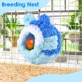 thumbnail image 4 of Lovebird Nest, Bird Breeding Bed Parrot Snuggle Hut Conure House for Budgie Cockatiel Conure Lovebird Canary Finch Hamster Small Pets, 4 of 13