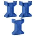 thumbnail image 1 of Milaget 3 Pcs Quilles de Pont de Train Support Accessoires de Chemin de Fer en Bois Bleu, 1 of 8