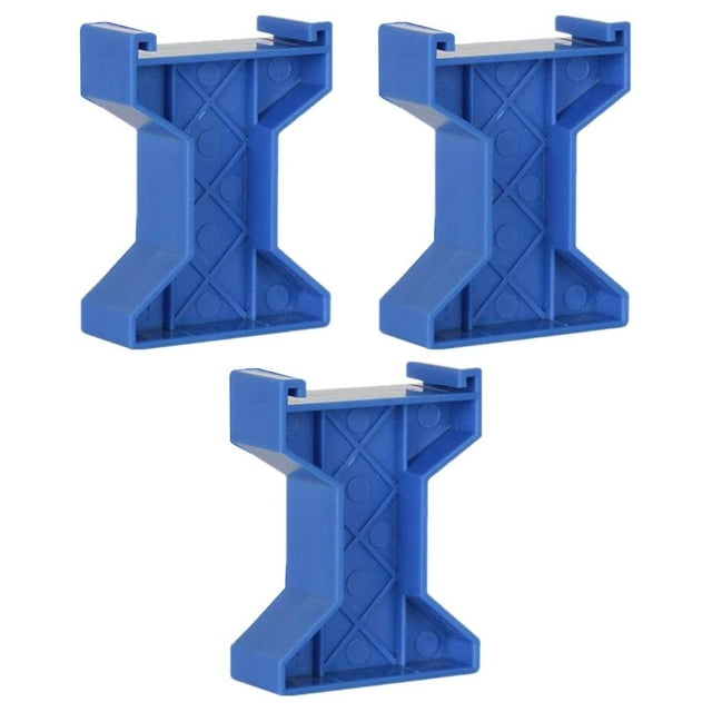 Los pilares del puente del tren sostienen accesorios ferroviarios de madera para niños de 3 años en adelante Estilo A Azul
