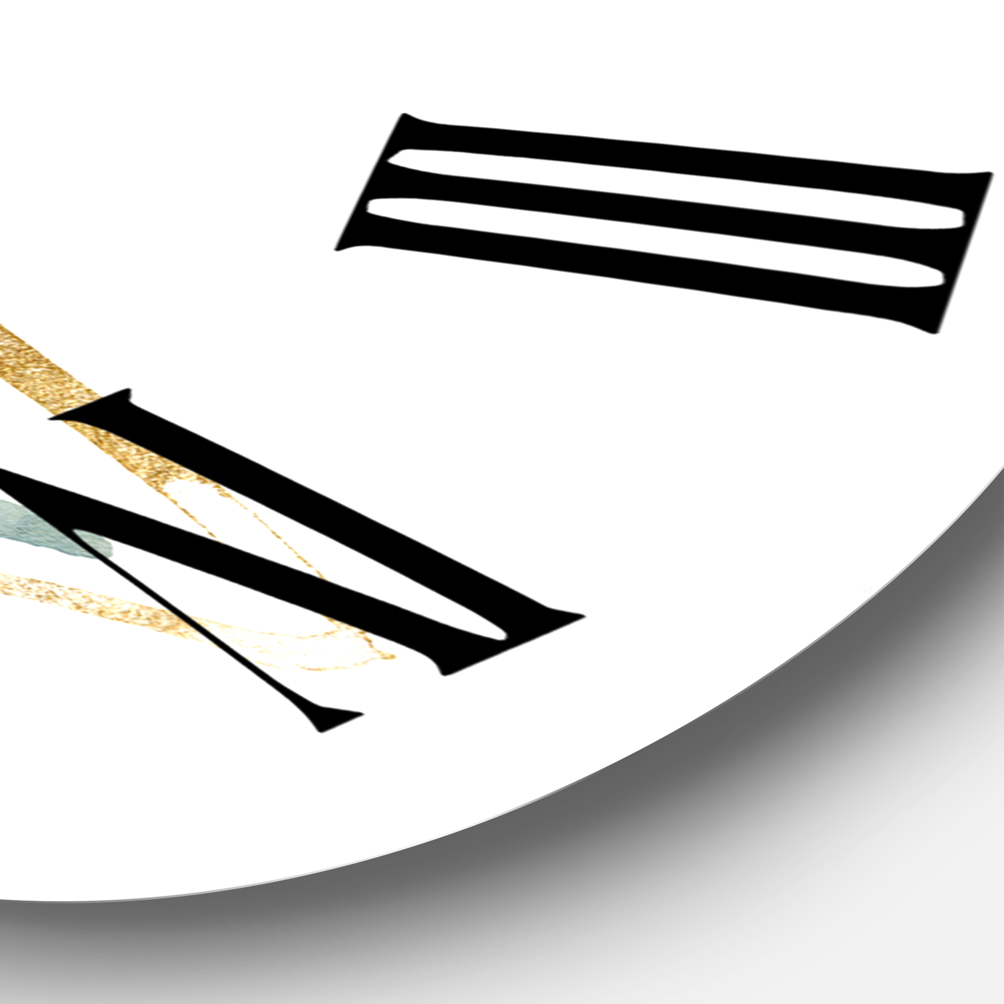 Designart 1 in Modern,Contemporary Wall Clock