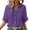 *Purple, variant on VBVC No Boundaries Women's Short Sleeve Button Down TShirts,Womens Solid Blouses Tops with Pocket,Oversized Tunic Tops For Women,*Beige,Size L