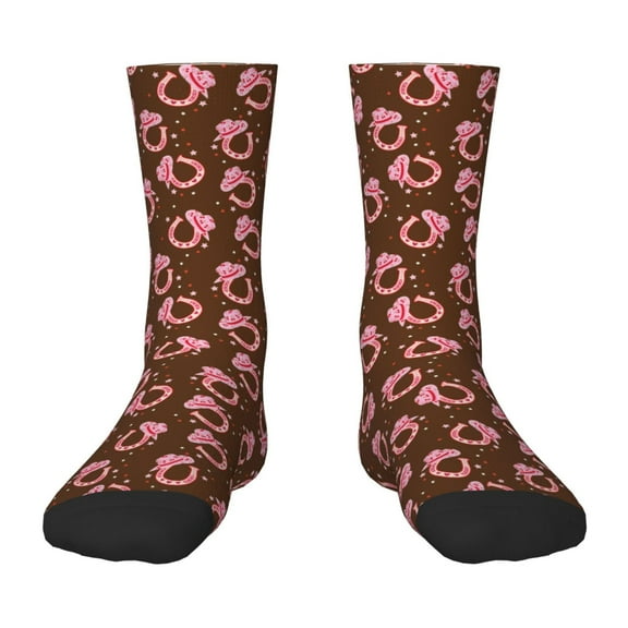 Naloa Cool Cowgirl Kids Socks Unisex Kids and Toddlers' Crew Socks, ,1 Pairs