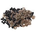 thumbnail image 3 of 400Pcs 6mm Black Plastic Eye Washers for Teddy Toy Eyes Puppet Doll Craft, 3 of 10