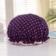 thumbnail image 4 of Matsuzay Cubierta impermeable reutilizable y encantadora para el pelo de la ducha para el baño adecuada para el gorro de ducha impermeable Juegos de accesorios de baño, 4 of 6