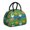 Rooster and Pumpkin, variant on Rooster and Pumpkin Green Pattern Insulated Lunch Bag,Leakproof Large Capacity Lunch Box for Work,Picnic or Travel,11.4 X 6.7 X 8.3 Inches