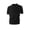 Black, variant on Polo Shirts for Men Summer Solid Casual Cable Knit Collared Short Sleeve Dress Shirts