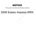 thumbnail image 2 of Transit Auto Front Disc Brake Rotors and Ceramic Pads Kit for Car 2008 Subaru Impreza WRX K8A-104103, 2 of 11