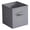 Grey, variant on 36L Foldable Storage Cubes with Handles, Fabric Storage Bins for Closet, Shelf, Toy Organization, Collapsible Storage Box, 1 Pcs, 13x13x13 Inch