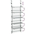 thumbnail image 6 of vidaXL Drying Rack Wall Mounted Hanging Clothes Laundry Drying Rack Aluminum, 6 of 17