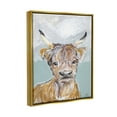 thumbnail image 3 of Stupell Industries Rural Farm Cattle Brushed Painting Painting Metallic Gold Floating Framed Canvas Print Wall Art, Design by Jessica Mingo, 3 of 6