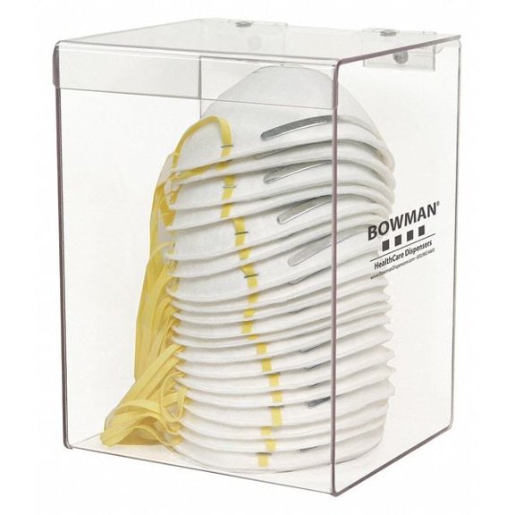 Bowman Dispensers Face Mask Dispenser,8-63/64 in. H FP-017