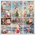 thumbnail image 5 of 140Pcs Christmas Snowflakes Window Stickers White Clings Static Snow Flakes Reusable Decals Decorations for Xmas Party Window Mirror Fireplace (8 Sheets), 5 of 6