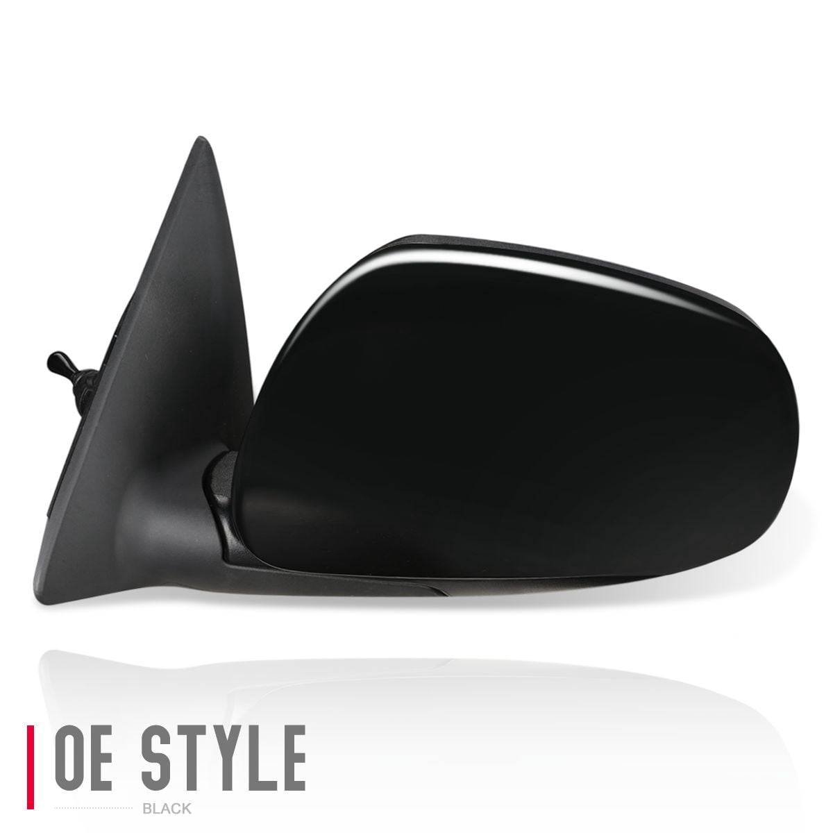 DNA Motoring OE Style Manual Left Driver Side Mirror for 2010-2013 Kia Forte Koup