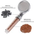 thumbnail image 2 of Handbrausen Filtration, Duschkopf Duschkopf mit 3 Strahlarten und 6 Austauschbar Duschkopf Kalk Filter, Wassersparend Druckerhöhend Duschkopf für Sprühung Massage und MischungHandbrausen, 2 of 6
