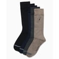 thumbnail image 3 of Calcetines de vestir Nautica para hombre, 5 unidades, color marrón jaspeado, 3 of 7