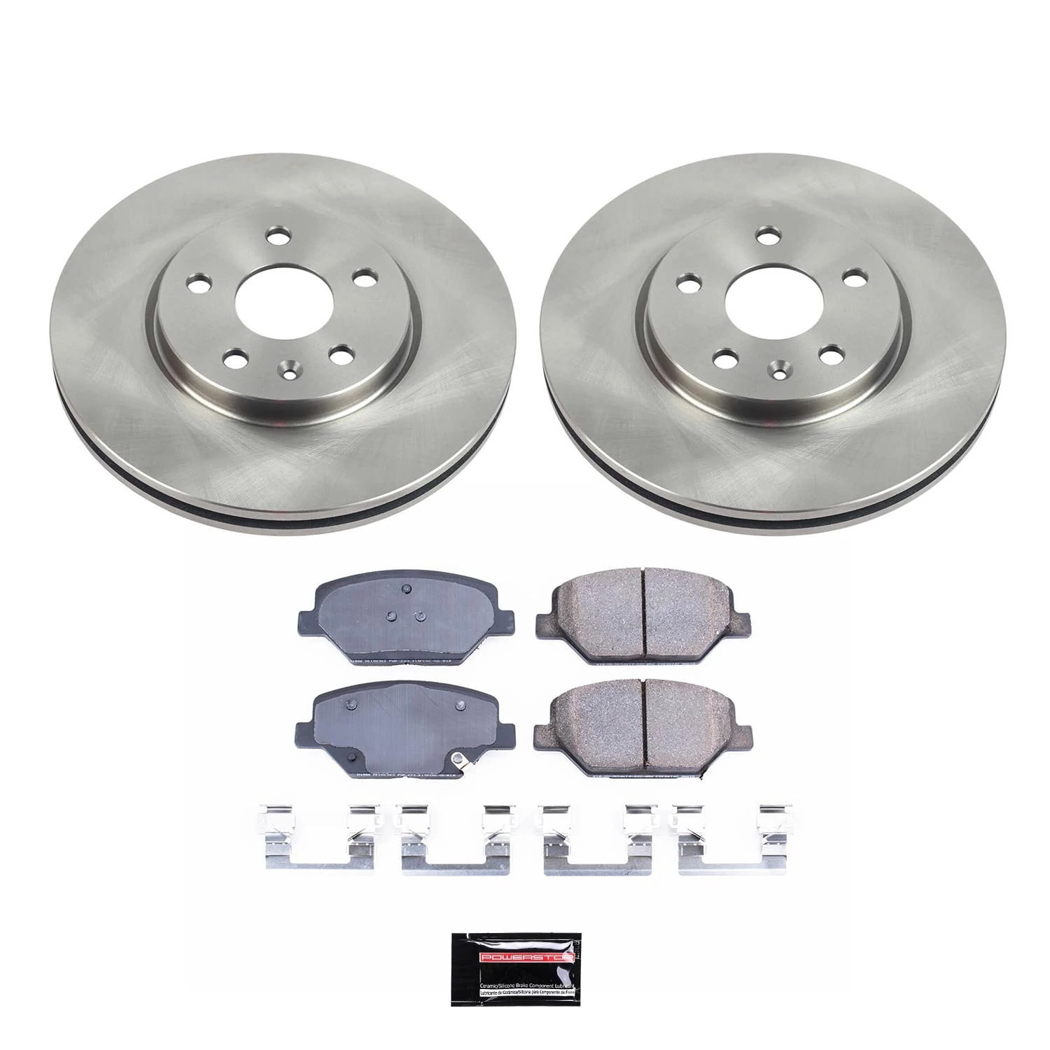 PowerStop Front Stock Replacement Brake Pad and Rotor Kit Fits: BUICK CADILLAC Select Models KOE8466