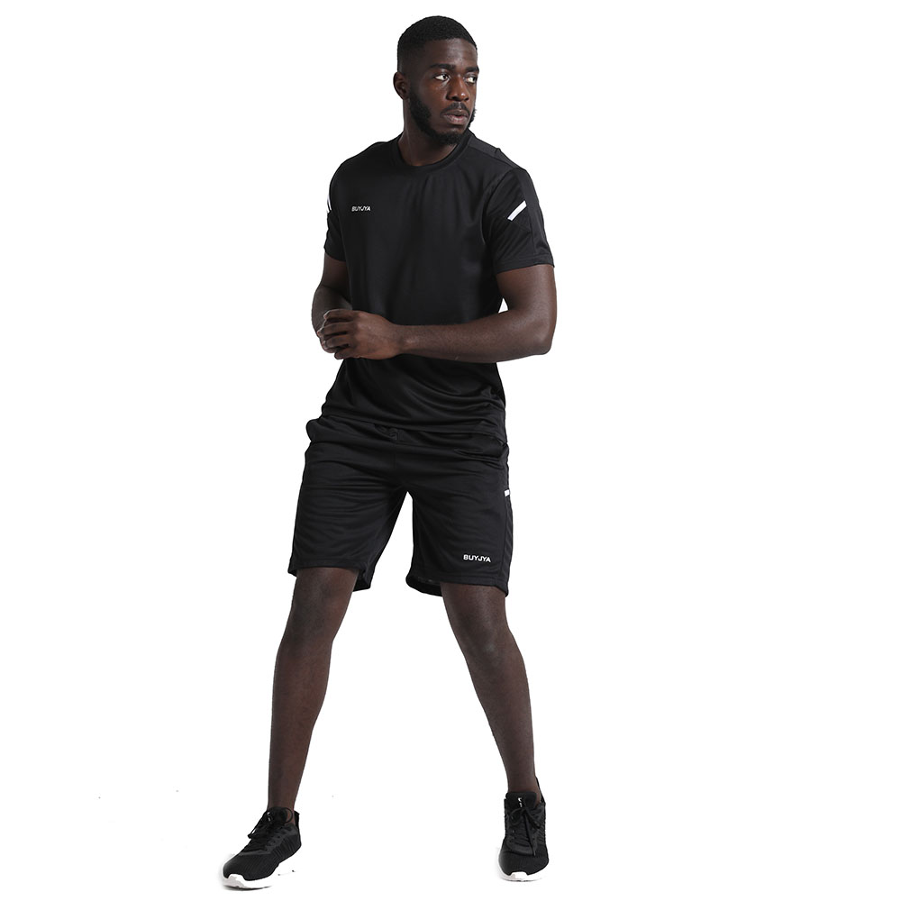 3Pack Men's Workout Set Gym Clothes Active Shorts Shirt Set for Running Basketball Football and Daily Life - image 2 of 7