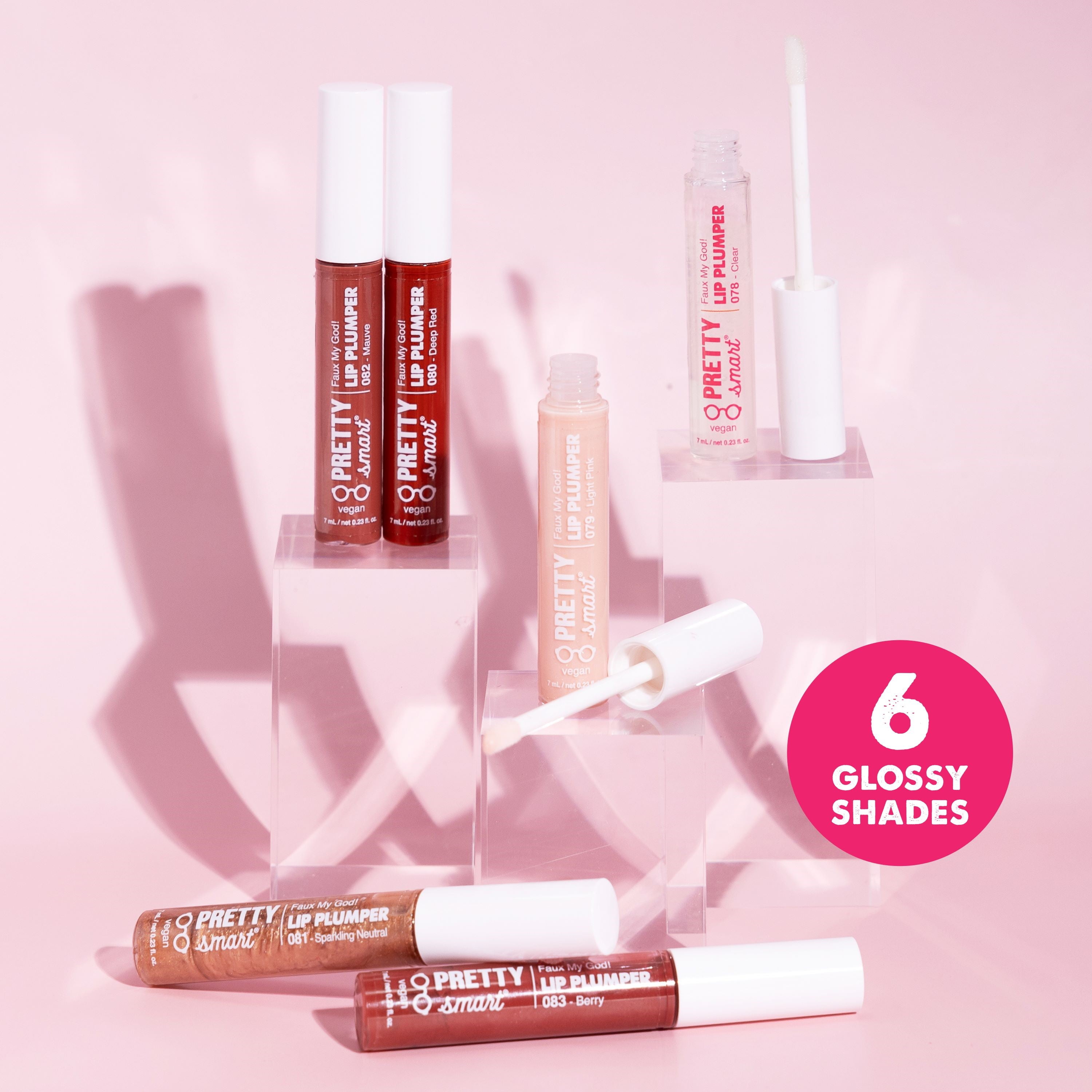 Pretty Smart Faux My God! Lip Plumper, Light Pink, 0.23 fl. oz. Tube