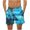 Multicolor-1, variant on Virmaxy Men's Hawaiian Palm Leaf Print Board Shorts Quick-Dry Lightweight Shorts with Elastic Waistband for Volleyball Resort Wear Multicolor-1 S