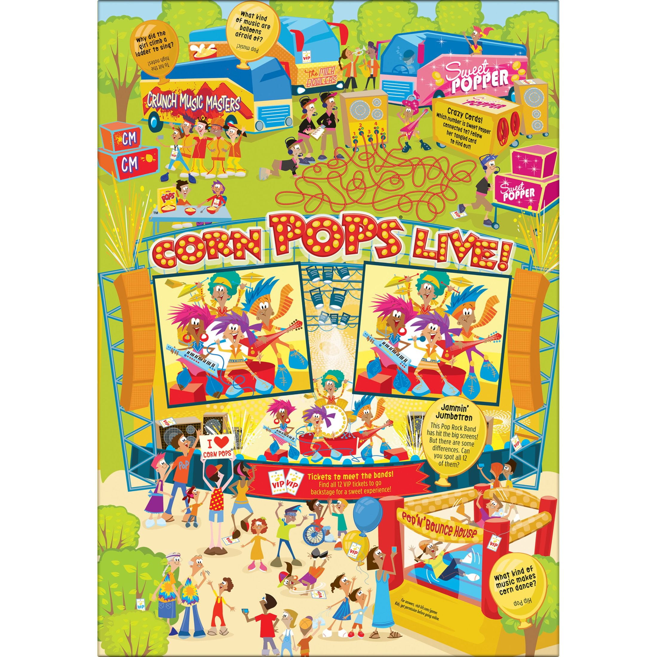 Kellogg's Corn Pops Original Cold Breakfast Cereal, Giant