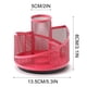 thumbnail image 3 of Xihbxyly Organizador de Bolígrafos Giratorio de 360°, 3 Compartimentos, Elegante Diseño Hueco, Ahorra Espacio En El Escritorio, Accesorio Multiusos para Uso En La Oficina o El Hogar, 10 X 10 Cm., 3 of 5