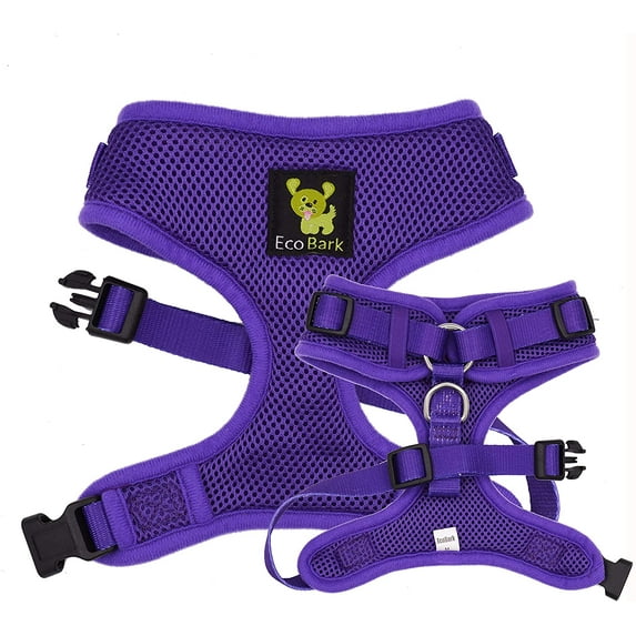 EcoBark Dog Harness No-Pull Safe Comfort Pet Vest Easy Control Eco-Friendly Neck Adjustable Dog Harnesses