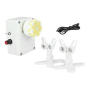 Pitycbo Fishing Rod Building Winding Machine DIY Fishing Rod Epoxy Painting Supplies Black 2 Brackets