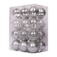 thumbnail image 2 of 24 bolas navideñas, adornos navideños, bolas navideñas, delicados colgantes. Plata, 2 of 9