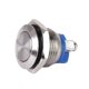 thumbnail image 1 of Botón pulsador momentáneo 16 mm LANNMXG Interruptor de bocina metal resistente al agua plata, 1 of 2