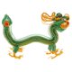 thumbnail image 2 of Hecho a Mano de Ambre de Aluminio Verde Chino Modelo Artesanía coración Del Hogar Zulema Artesanías de metal, 2 of 8