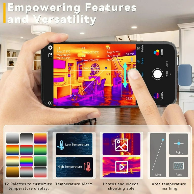 InfiRay P2 PRO Digital Infrared Thermal Imaging Camera for InfiRay P2 PRO Digital Infrared Thermal Imaging Camera for
