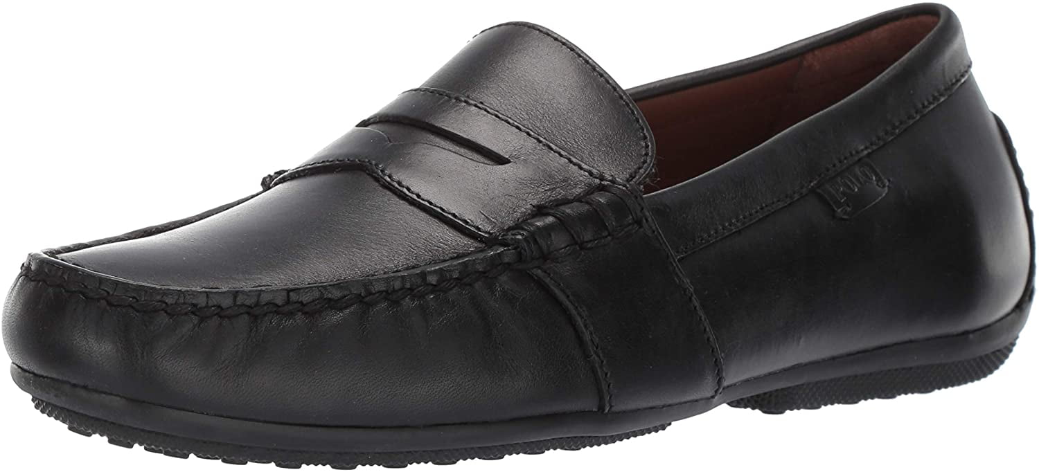 mens black polo loafers