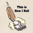 thumbnail image 3 of CafePress - How I Roll (Vacuum Cleaner) Tote Bag - Unisex Canvas Tote Bag, Beige, 1-Piece, 3 of 9