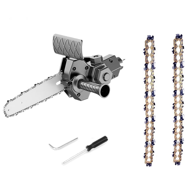 Taladro EléCtrico de 6 Pulgadas Modificado a Herramienta Adaptadora de Motosierra EléCtrica Kits de Cabezales de ConversióN PortáTiles Poda para CarpinteríA