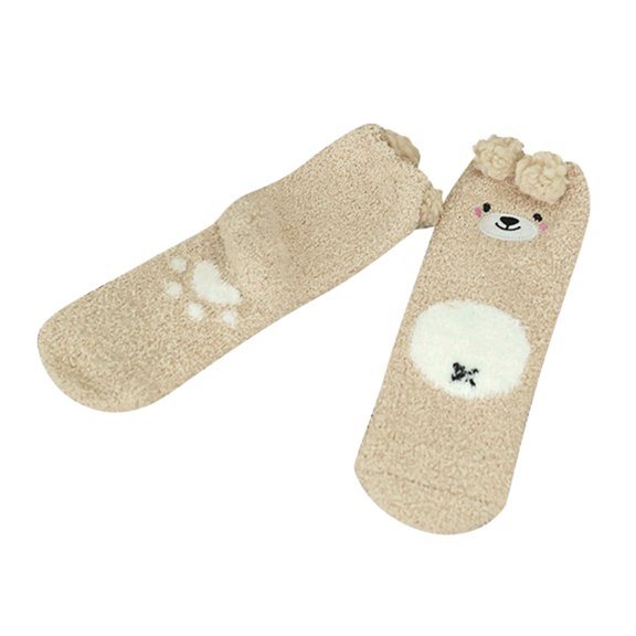 Tiqkatyck Ankle Socks Clearance, 1 Pair of Women Casual Animal Print Cotton Pattern Lady Socks Tube Cozy Socks Compression Socks for Women Crew Socks for Women No Show Socks Womens Beige One Size