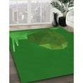 thumbnail image 2 of Ahgly Company Indoor Round Patterned Green Area Rugs, 3' Round, 2 of 6