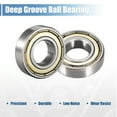 thumbnail image 2 of Unique Bargains Deep Groove Ball Bearing 6002ZZ Double Shield 15mmx32mmx9mm Carbon Steel 8pcs, 2 of 4