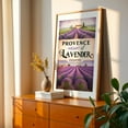 thumbnail image 2 of Provence Vintage Poster – Lavender Fields Illustration - Provence-Alpes-Côte d'Azur France Illustration Travel Poster Countryside Scenic Floral Rural Oak Framed Wall Art Print 20 x 30 inches, 2 of 59