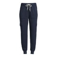 thumbnail image 6 of No Boundaries Juniors' French Terry Cargo Jogger Pants, 6 of 6