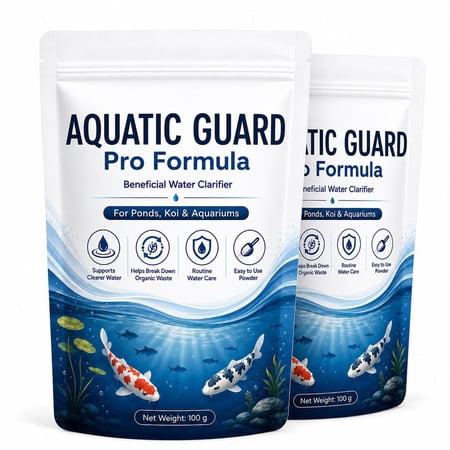 Xhegex Multi-Use Pond Aquatic Care Powder for Fish and Shrimp - Water Quality Stabilizer for Aquarium and Pond Maintenance