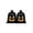 Black, variant on 2 PCS Halloween Spooky Decor Face Leaf Bags,Pumpkin Face Plastic Storage Bags, Seasonal Yard Leaf Storage and Party Gift Bag Set,Black