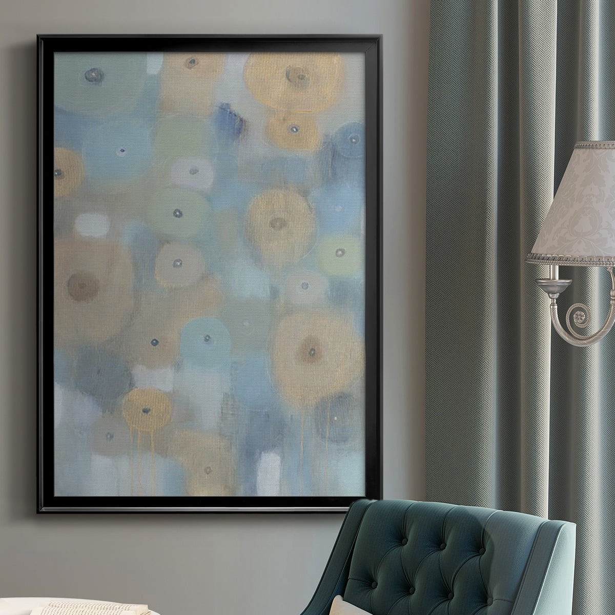Spinning Wheels II Premium Framed Print, in Gold, Black, or Silver - Ready to Hang