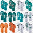 thumbnail image 2 of Tua Tagovailoa Tyreek Hill Jaylen Waddle Custom Football Jersey Dan Marino DeVon Achane Raheem Mostert Jevon Hollands Xavien Howard Andrew Van Ginkel Jalen Ramsey, 2 of 7