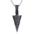 thumbnail image 1 of Maytalsory Pendentif Suspendu en Acier Inoxydable Titane Cool Grands Colliers Ras du Cou Réglables Décorations Pendentifs pour Hommes, 1 of 6